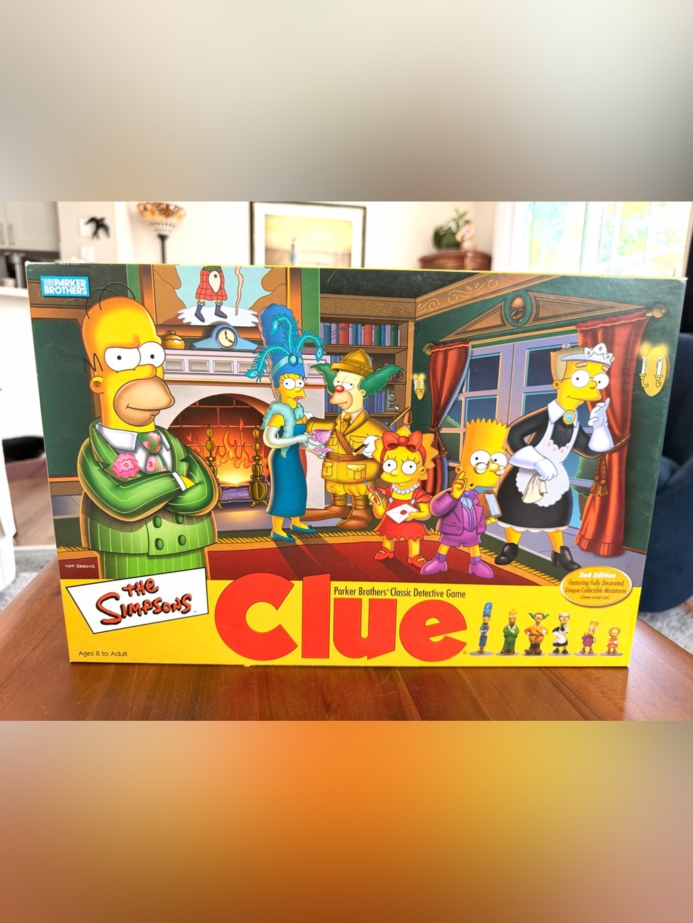 The Simpsons Clue (2nd Edition) Parker Brothers 2002